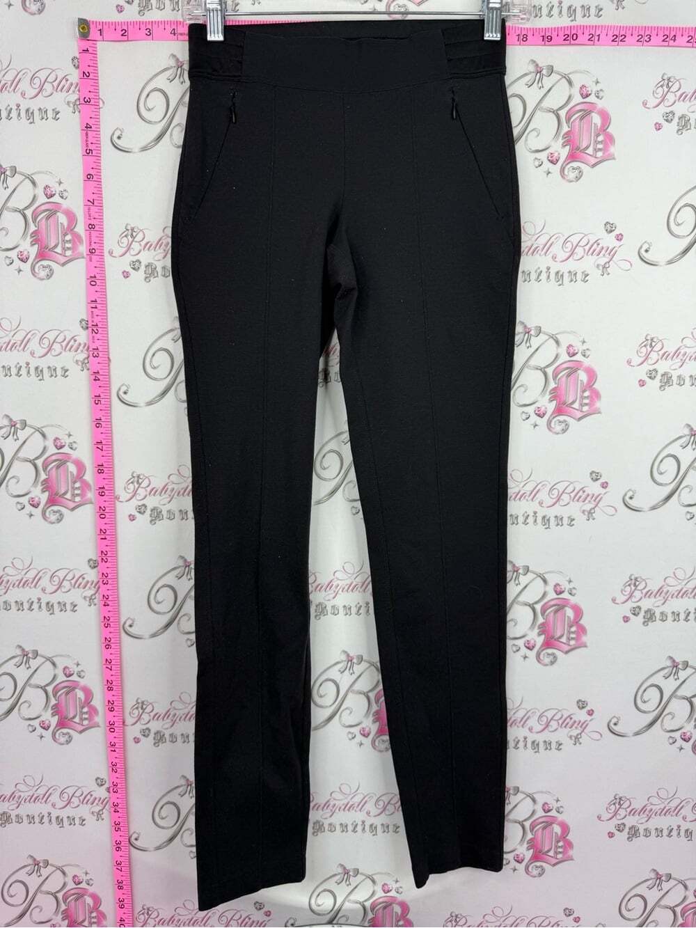 Kit and Ace sweatpants Black Straight-Leg Pull-On Ponte Pants